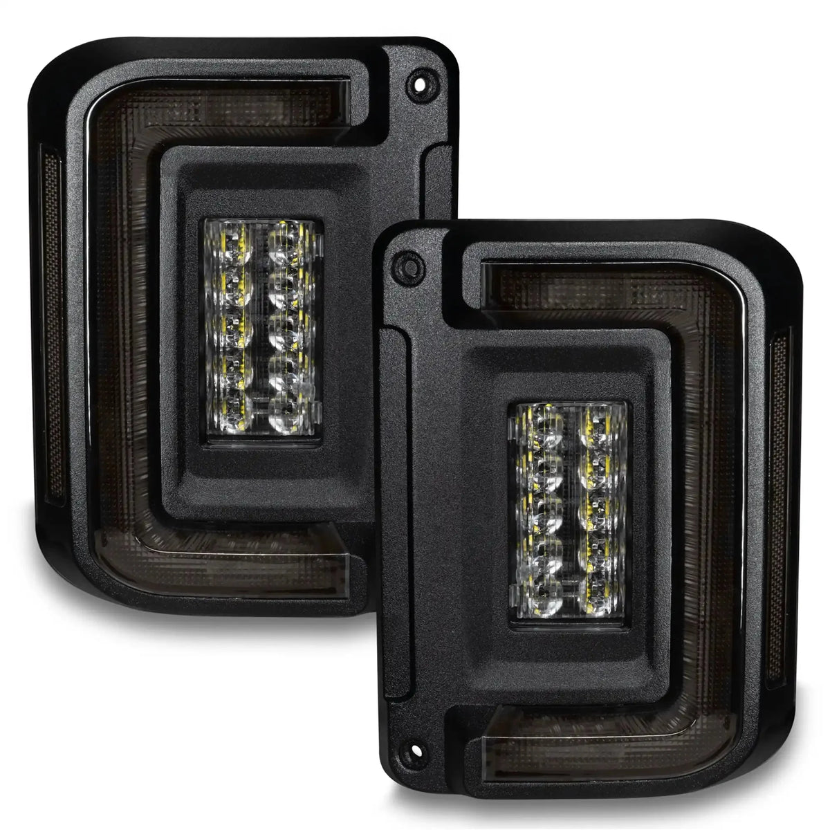 V2 | 2007-2017 Jeep Wrangler JK Flush Mount LED Tail Lights | Low-Profile Trail Protection
