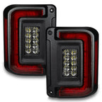 V2 | 2007-2017 Jeep Wrangler JK Flush Mount LED Tail Lights | Low-Profile Trail Protection
