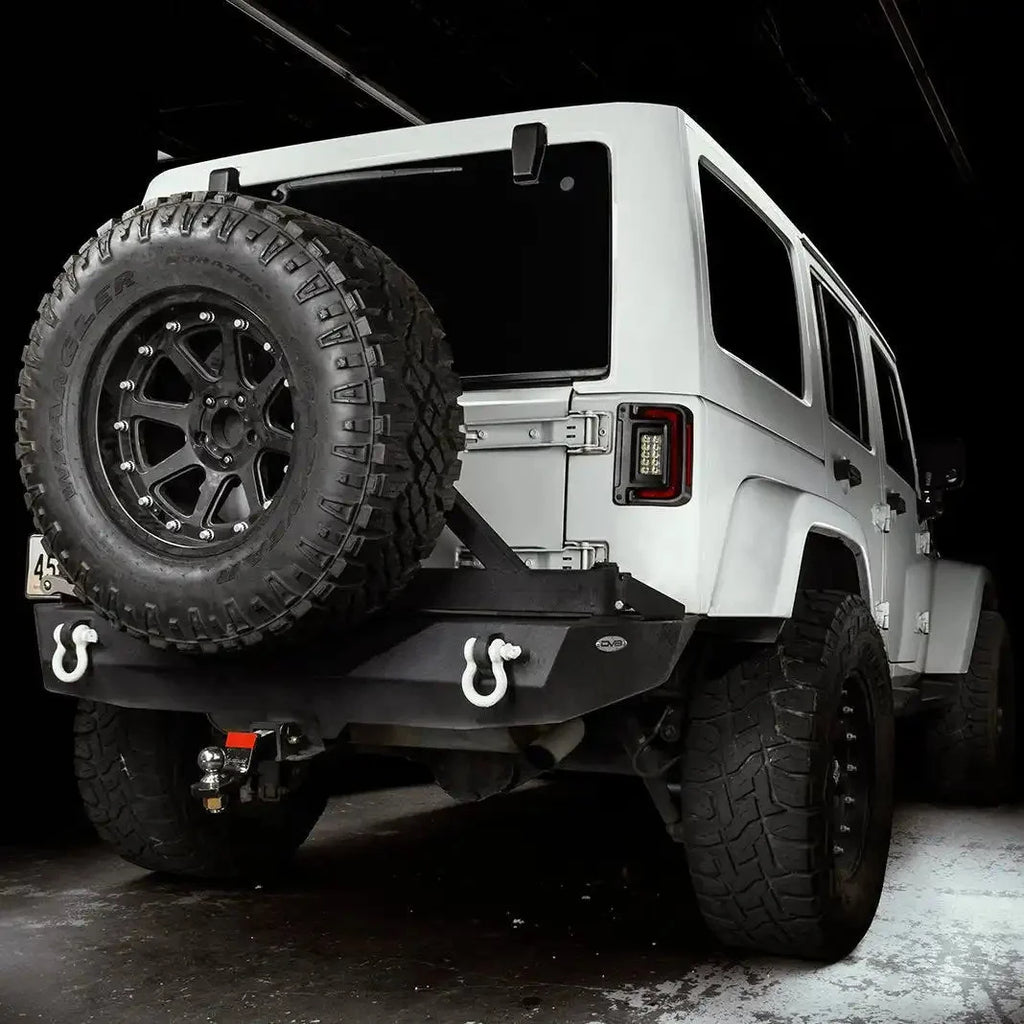 V2 | 2007-2017 Jeep Wrangler JK Flush Mount LED Tail Lights | Low-Profile Trail Protection