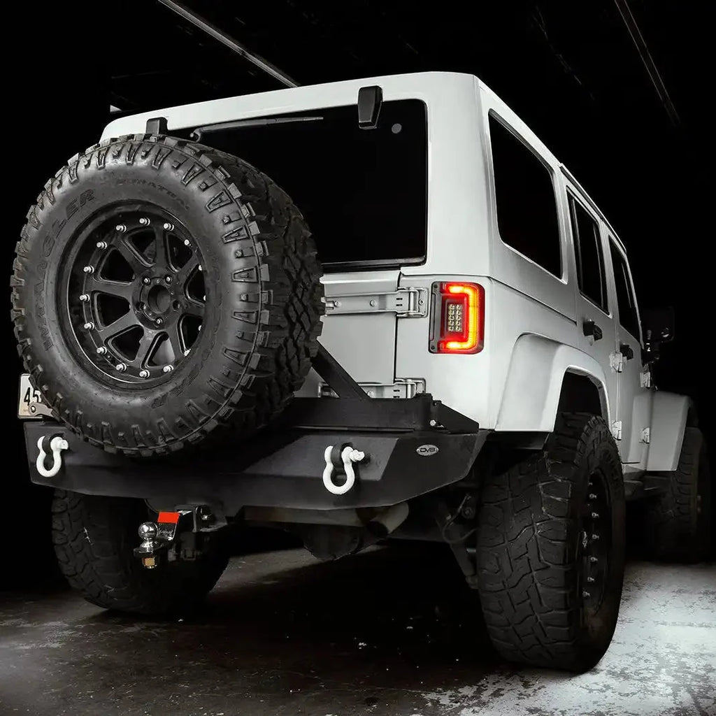 V2 | 2007-2017 Jeep Wrangler JK Flush Mount LED Tail Lights | Low-Profile Trail Protection