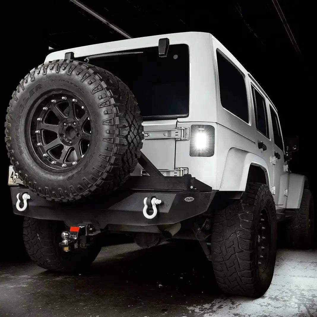 V2 | 2007-2017 Jeep Wrangler JK Flush Mount LED Tail Lights | Low-Profile Trail Protection