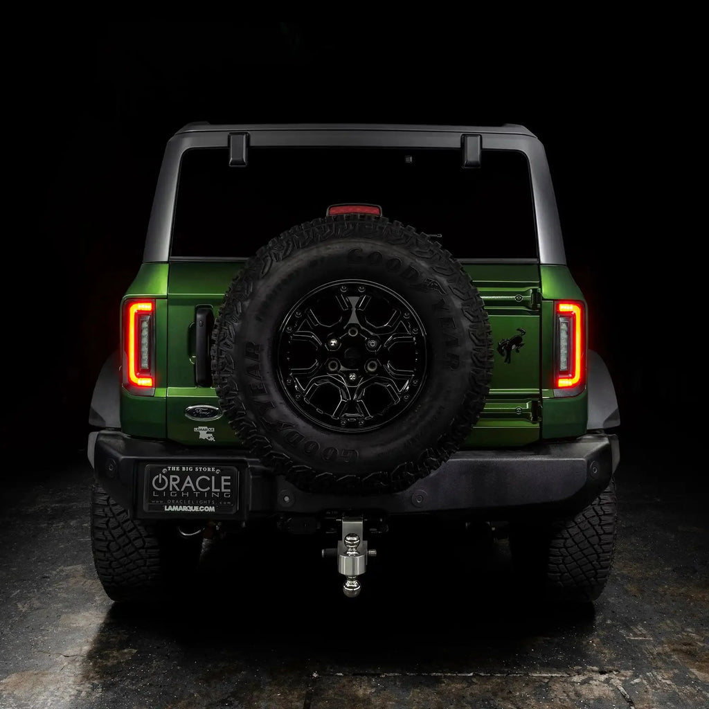 V2 | 2021-2025 Ford Bronco Flush Mount LED Tail Lights - Low Profile | 1,400 Lumens
