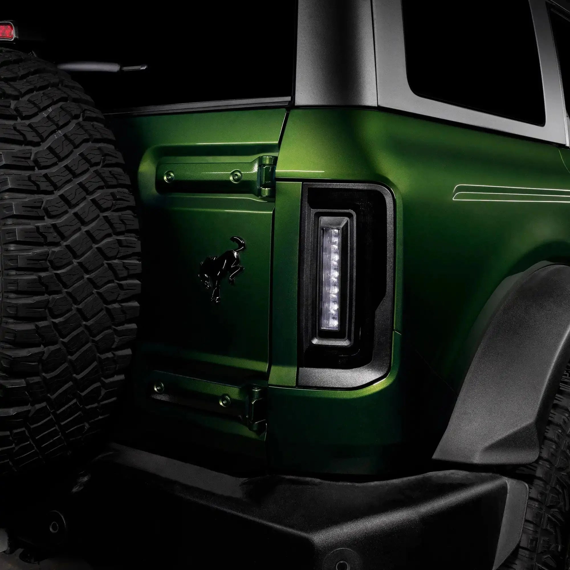 V2 | 2021-2025 Ford Bronco Flush Mount LED Tail Lights - Low Profile | 1,400 Lumens