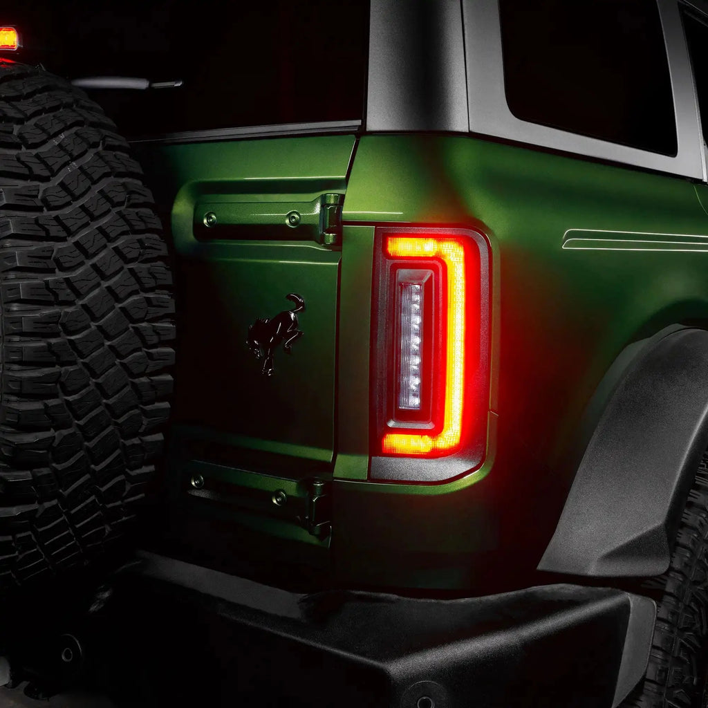 V2 | 2021-2025 Ford Bronco Flush Mount LED Tail Lights - Low Profile | 1,400 Lumens