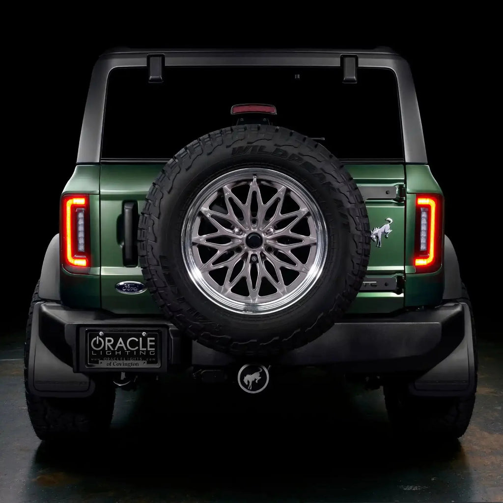 V2 | 2021-2025 Ford Bronco Flush Mount LED Tail Lights - Low Profile | 1,400 Lumens