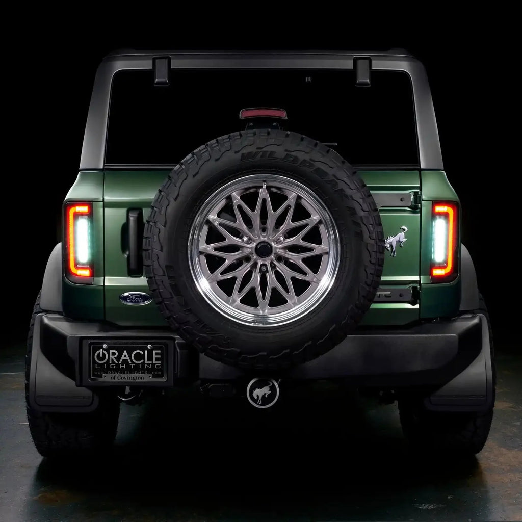 V2 | 2021-2025 Ford Bronco Flush Mount LED Tail Lights - Low Profile | 1,400 Lumens