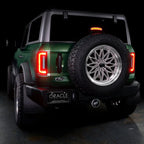 V2 | 2021-2025 Ford Bronco Flush Mount LED Tail Lights - Low Profile | 1,400 Lumens