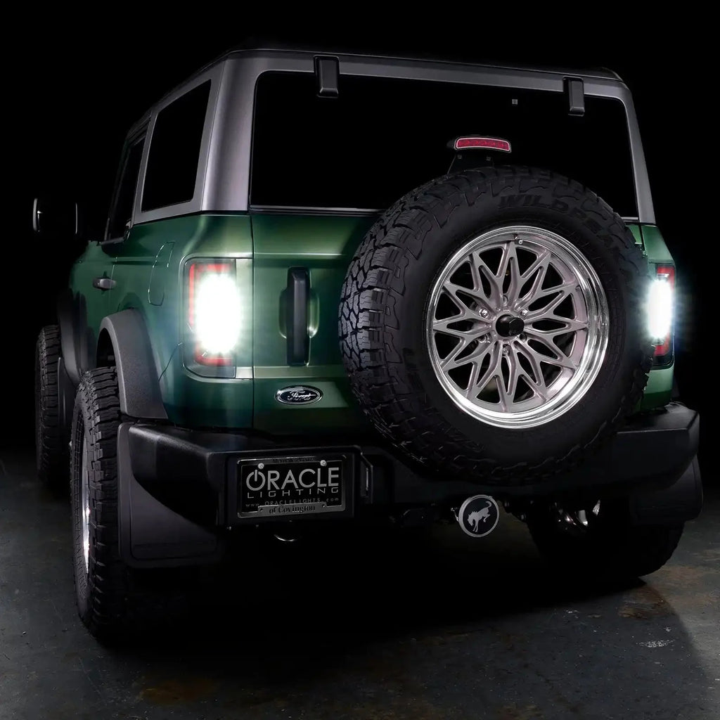 V2 | 2021-2025 Ford Bronco Flush Mount LED Tail Lights - Low Profile | 1,400 Lumens