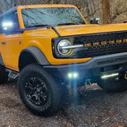 2021-2026 Ford Bronco LED Off-Road Side Mirrors - Peripheral Ditch Lights (2200+ Lumens)