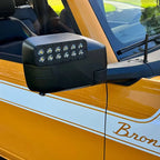 2021-2026 Ford Bronco LED Off-Road Side Mirrors - Peripheral Ditch Lights (2200+ Lumens)