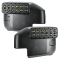 2021-2026 Ford Bronco LED Off-Road Side Mirrors - Peripheral Ditch Lights (2200+ Lumens)