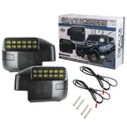 2021-2026 Ford Bronco LED Off-Road Side Mirrors - Peripheral Ditch Lights (2200+ Lumens)