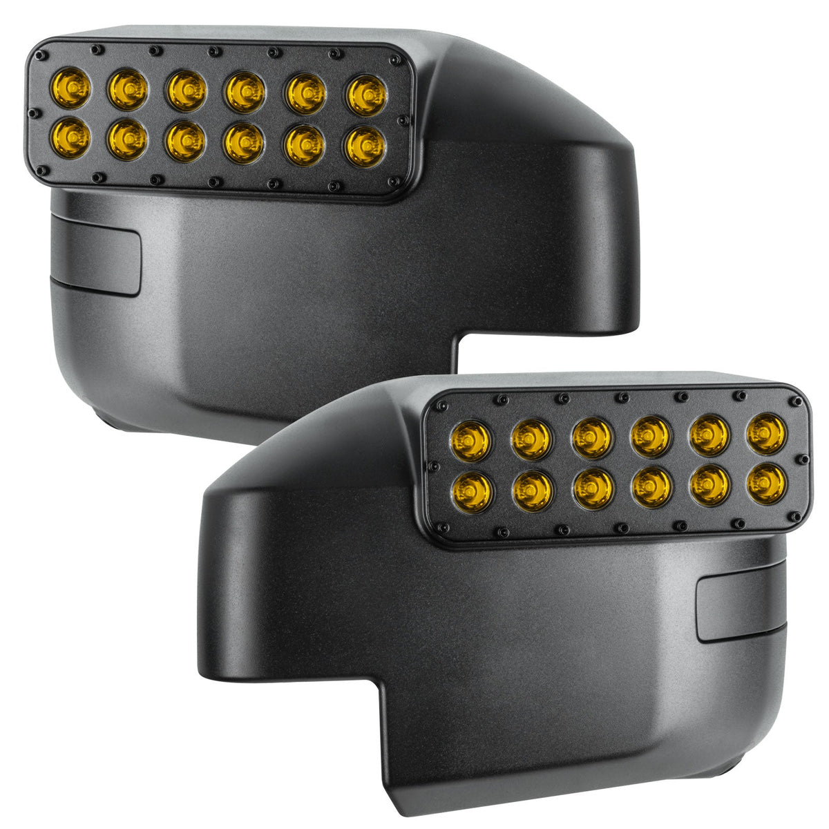 2021-2026 Ford Bronco LED Off-Road Side Mirrors - Peripheral Ditch Lights (2200+ Lumens)
