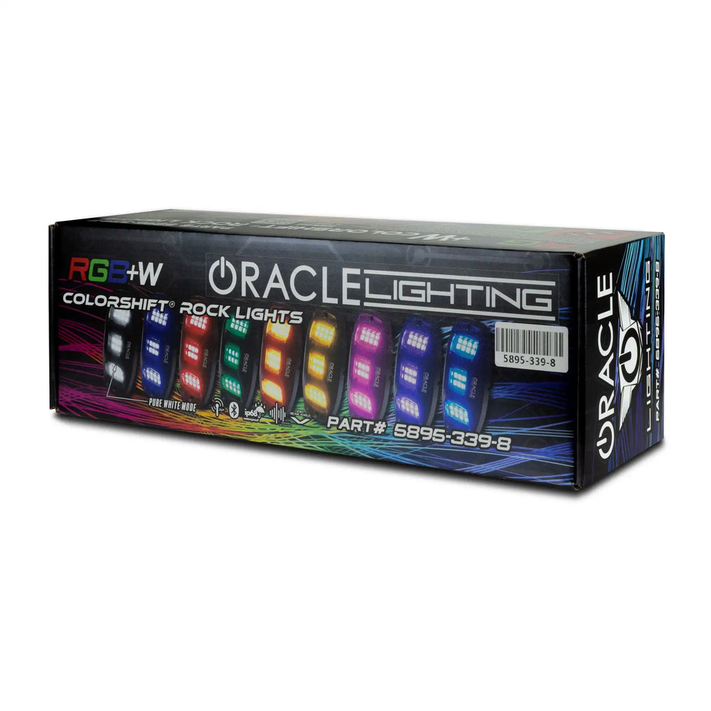 ColorSHIFT RGB+W Underbody Rock Light Kit - 230° Wide Angle Bluetooth Control