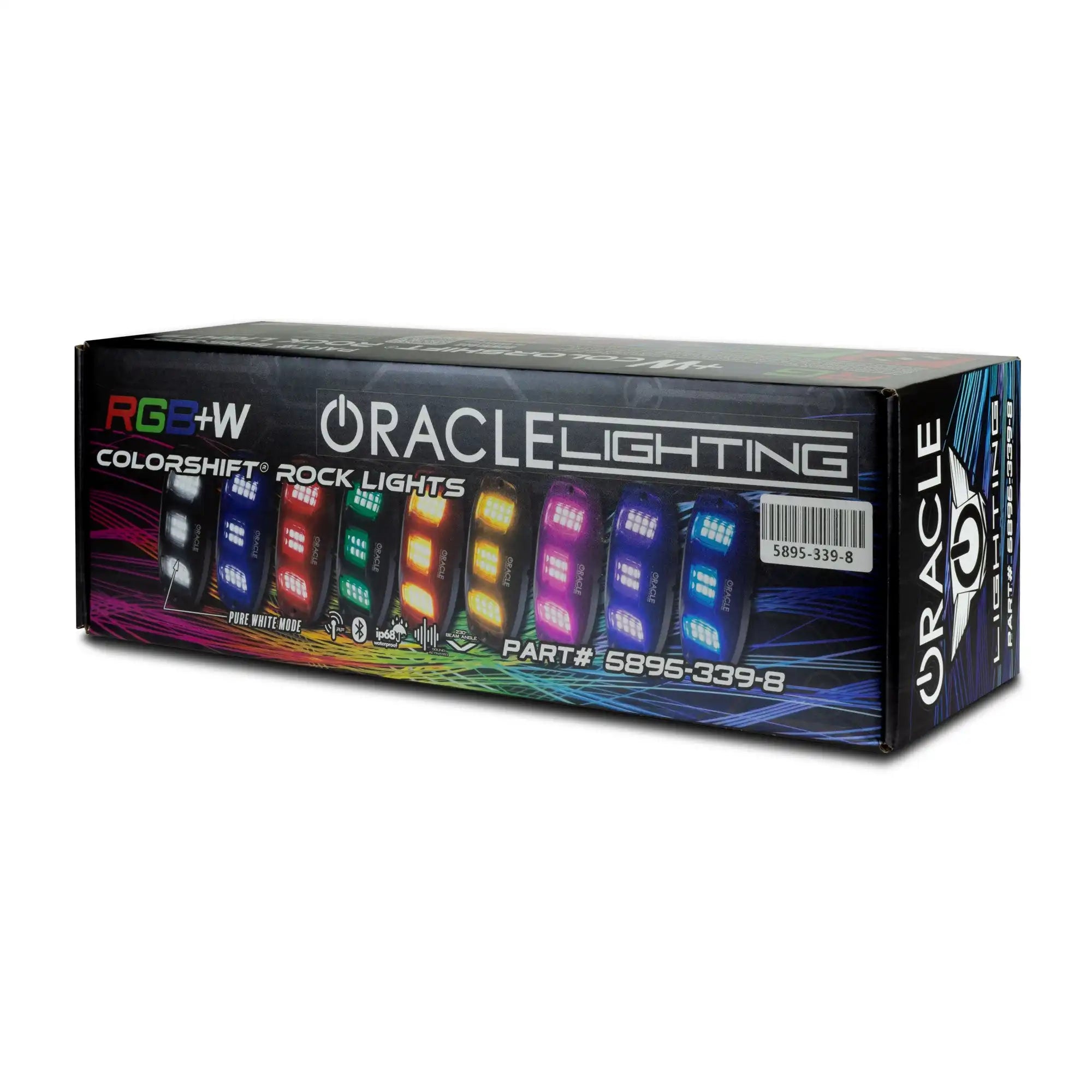 ColorSHIFT RGB+W Underbody Rock Light Kit - 230° Wide Angle Bluetooth Control