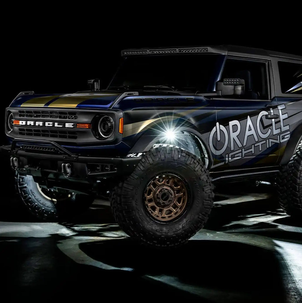 ColorSHIFT RGB+W Underbody Rock Light Kit - 230° Wide Angle Bluetooth Control