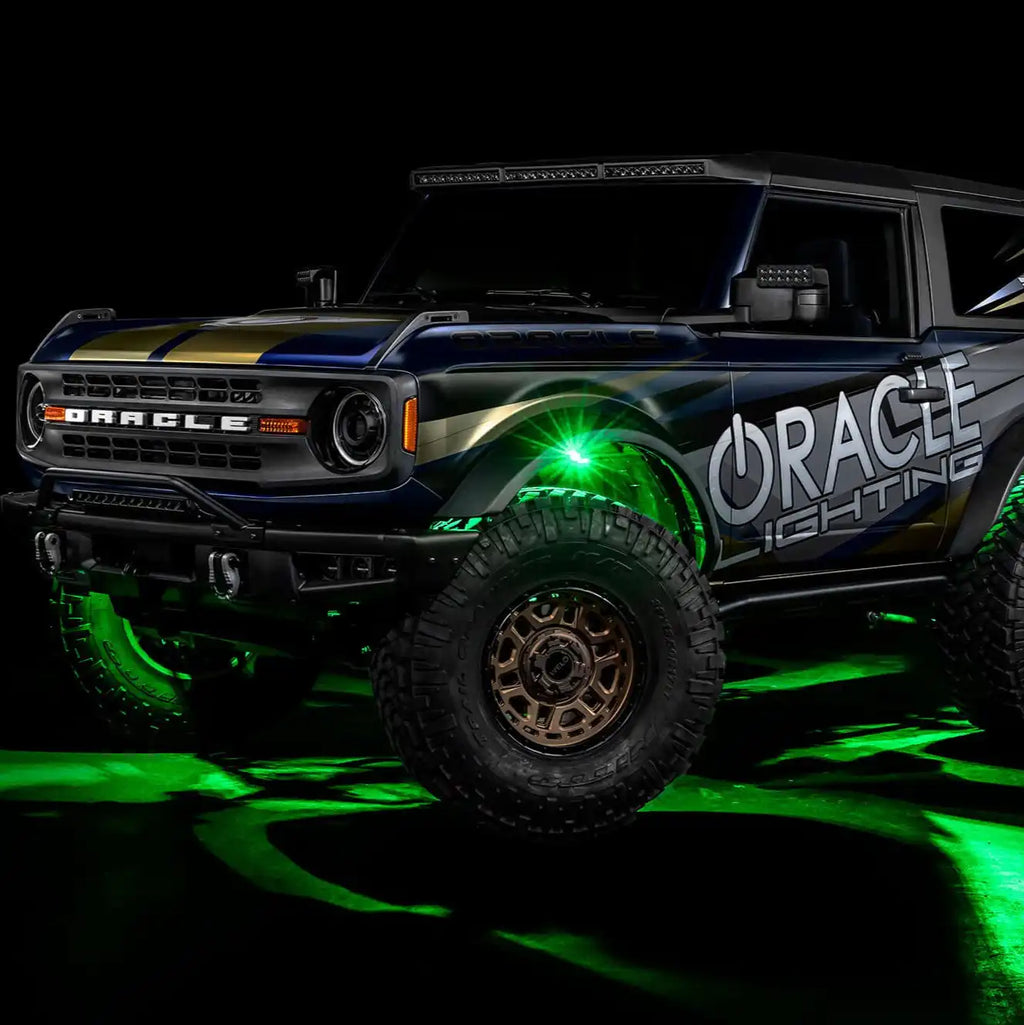 ColorSHIFT RGB+W Underbody Rock Light Kit - 230° Wide Angle Bluetooth Control