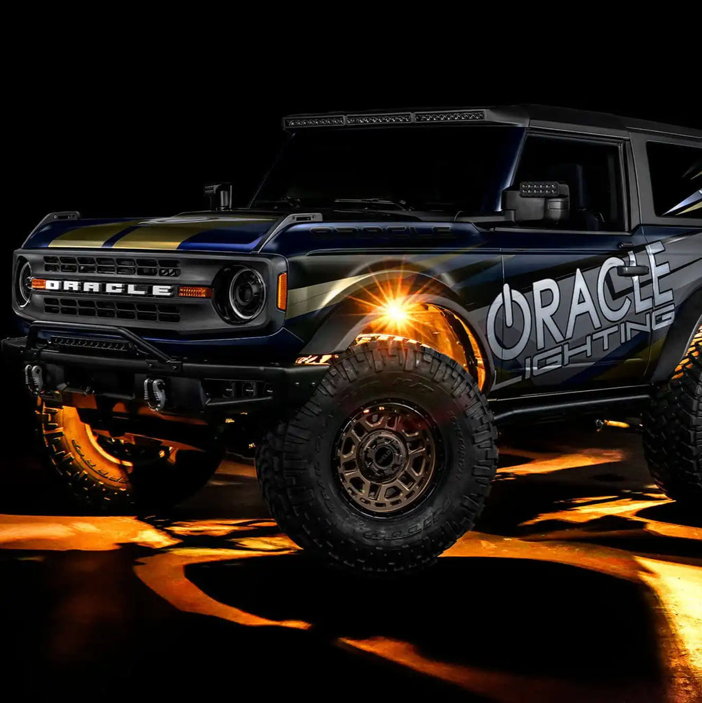 ColorSHIFT RGB+W Underbody Rock Light Kit - 230° Wide Angle Bluetooth Control