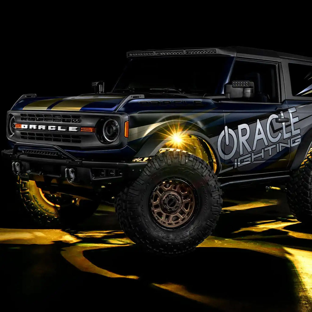 ColorSHIFT RGB+W Underbody Rock Light Kit - 230° Wide Angle Bluetooth Control