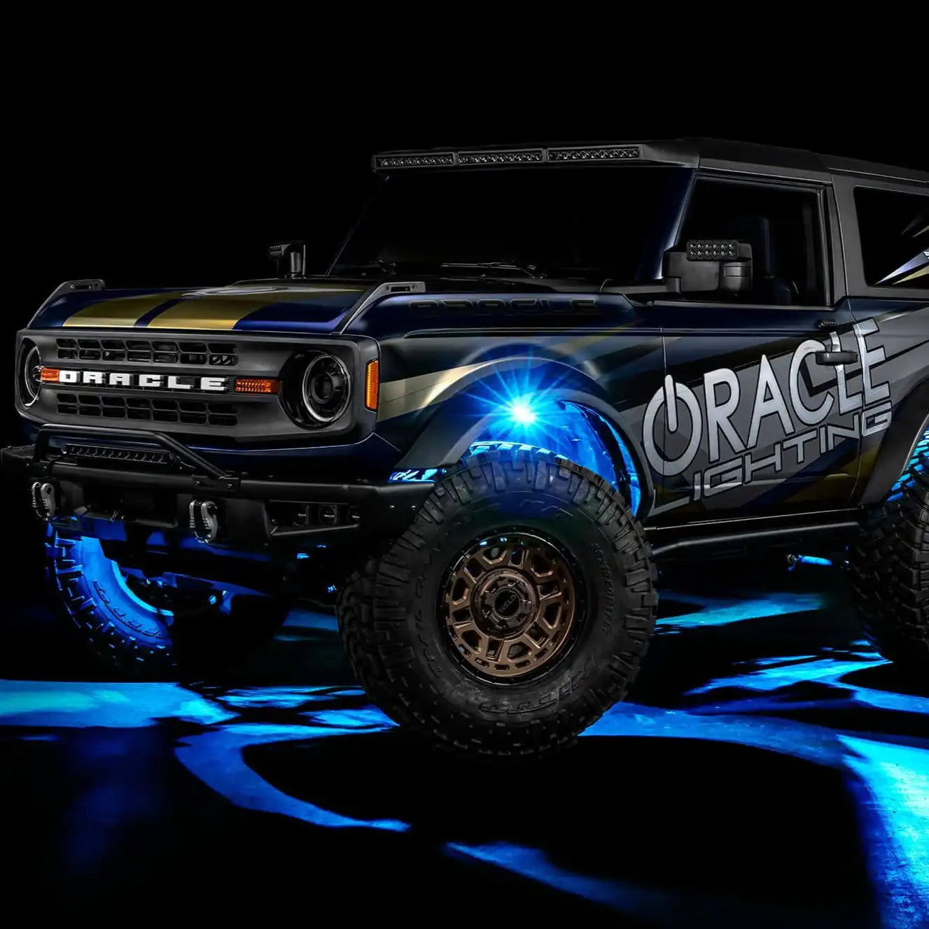ColorSHIFT RGB+W Underbody Rock Light Kit - 230° Wide Angle Bluetooth Control