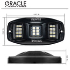 ColorSHIFT RGB+W Underbody Rock Light Kit - 230° Wide Angle Bluetooth Control