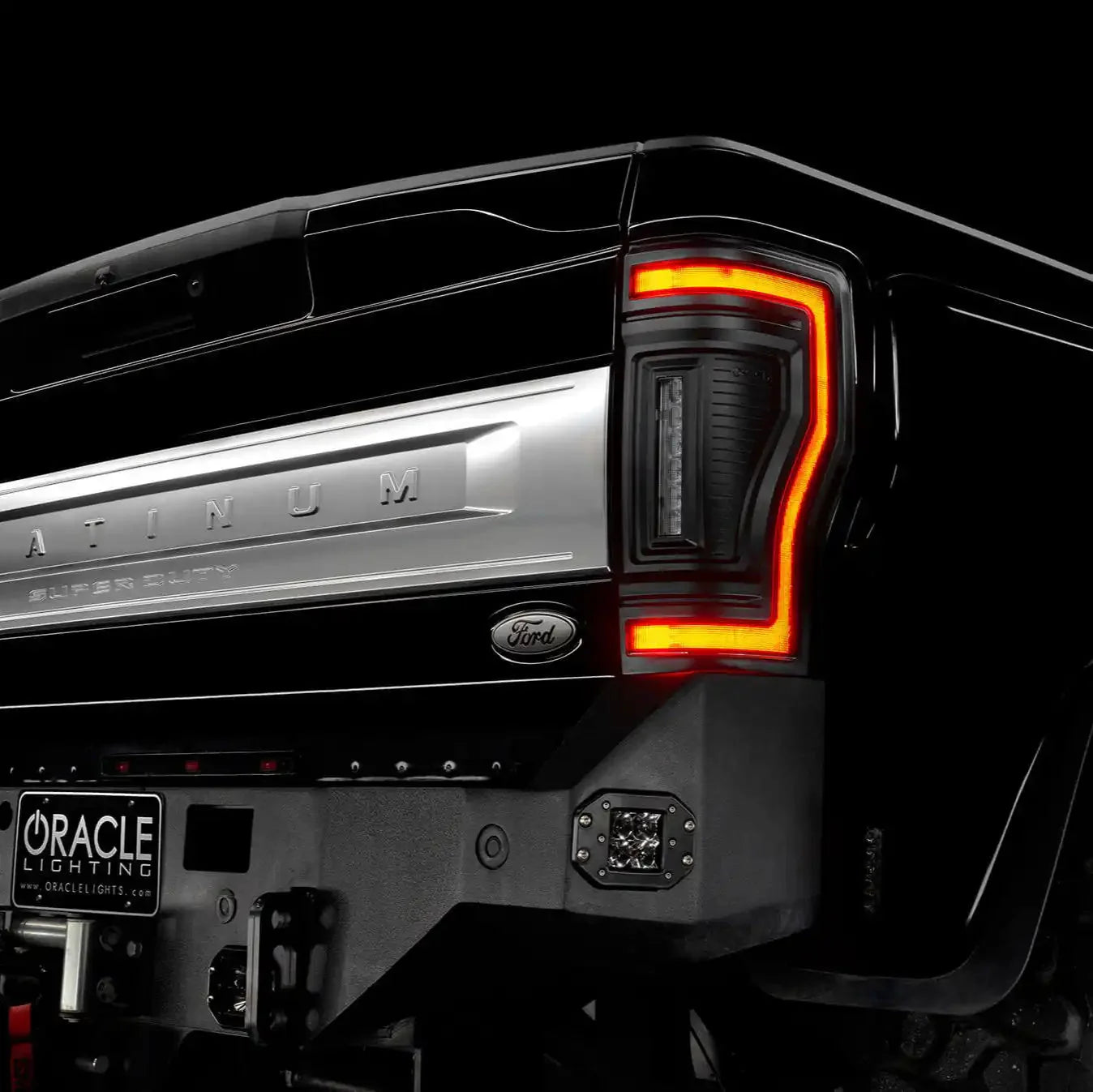 2017-2022 Ford F-250/350 Super Duty Flush Mount LED Tail Lights - Animated Turn Signals