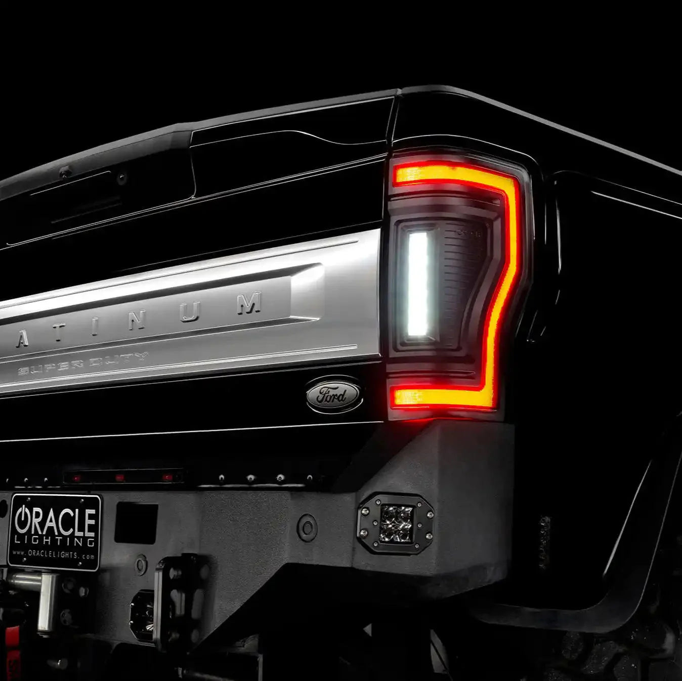 2017-2022 Ford F-250/350 Super Duty Flush Mount LED Tail Lights - Animated Turn Signals