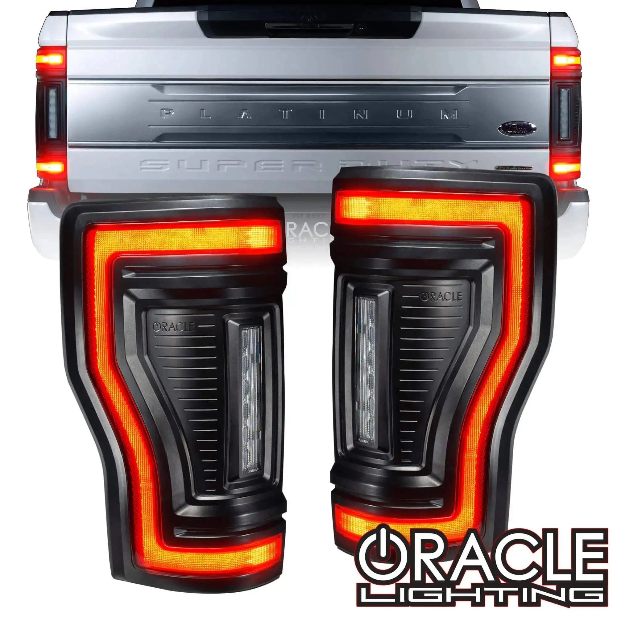 2017-2022 Ford F-250/350 Super Duty Flush Mount LED Tail Lights - Animated Turn Signals