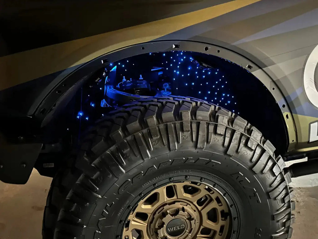 ORACLE Lighting Fiber Optic Wheel Liner ColorSHIFT RGB+W Kit - 40W LED/ 600 Fibers
