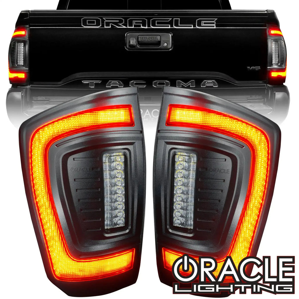 Lensless LED Tail Lights 2016-2023 Toyota Tacoma Sequential Turn Signals