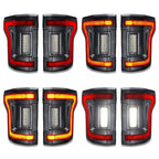 Flush Mount LED Tail Lights 2015-2020 Ford F-150 Sequential Turn Signals BLIS