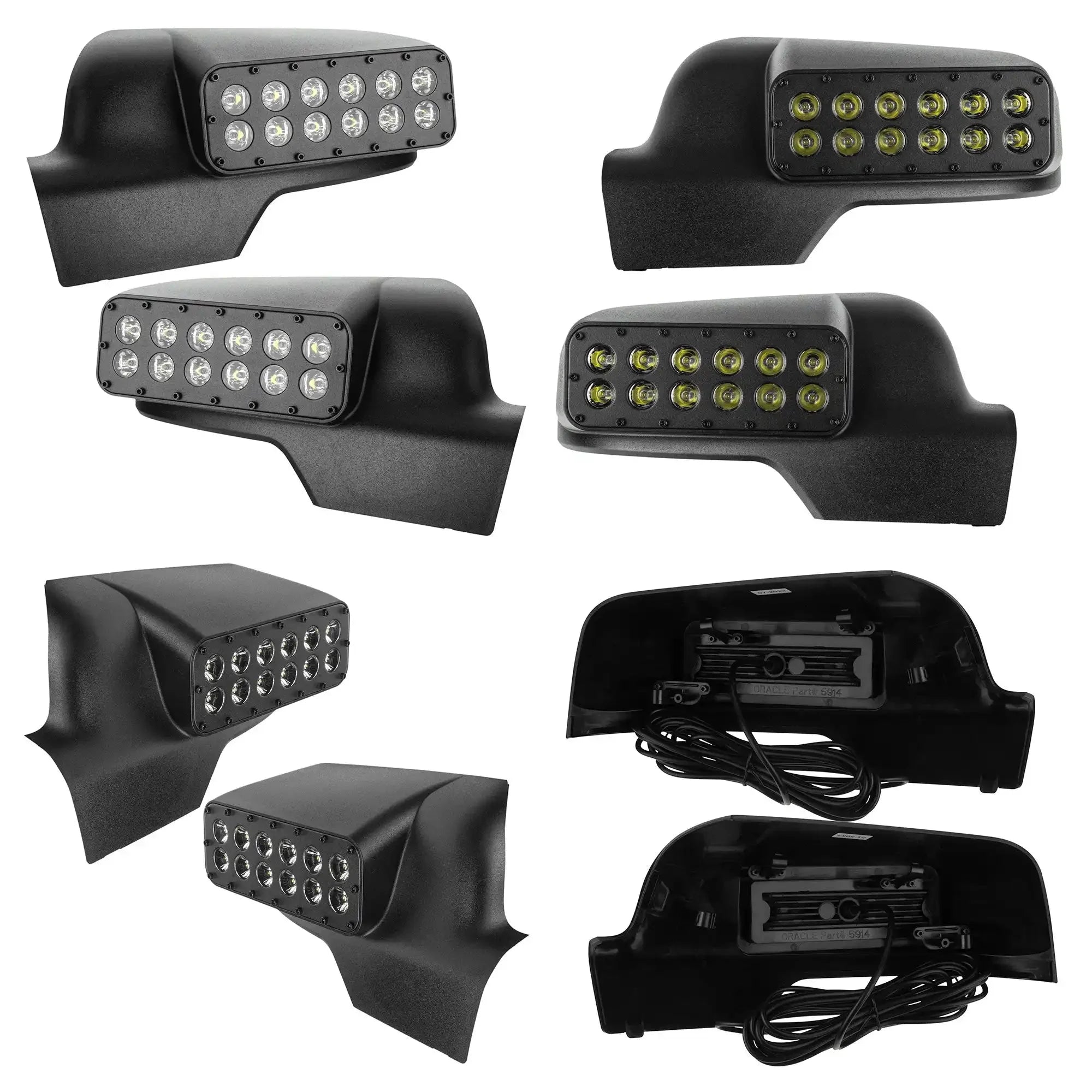 2019-2026 RAM 1500 DT LED Off-Road Side Mirror Ditch Lights