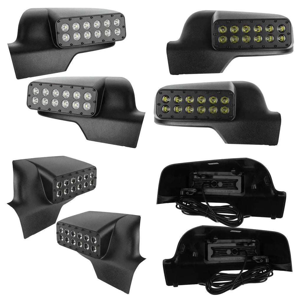 2019-2026 RAM 1500 DT LED Off-Road Side Mirror Ditch Lights