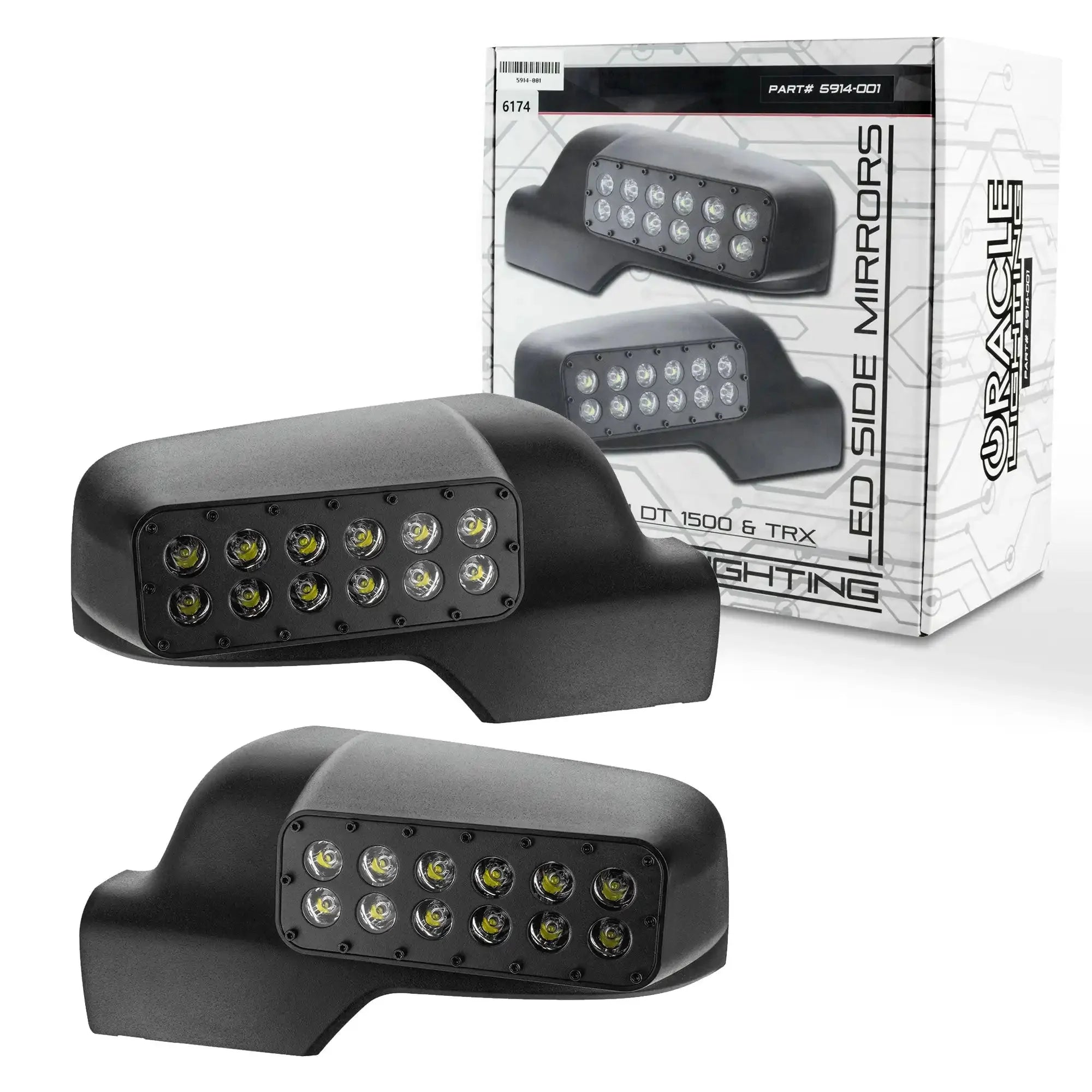 2019-2026 RAM 1500 DT LED Off-Road Side Mirror Ditch Lights