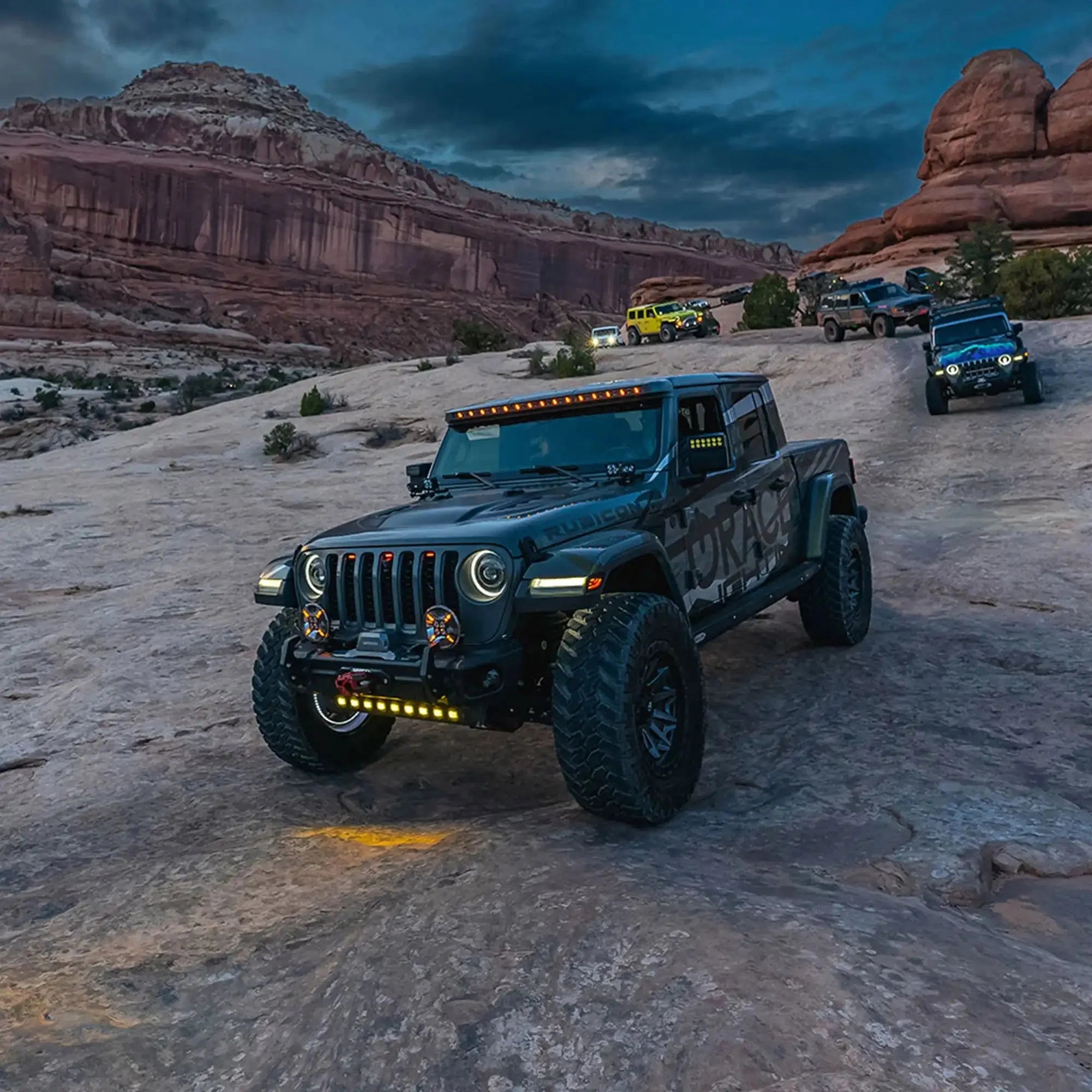 Jeep JL/JT Integrated Roof LED Light Bar | ORACLE 18,000 Lumens 240W