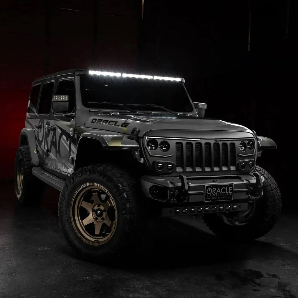 Jeep JL/JT Integrated Roof LED Light Bar | ORACLE 18,000 Lumens 240W