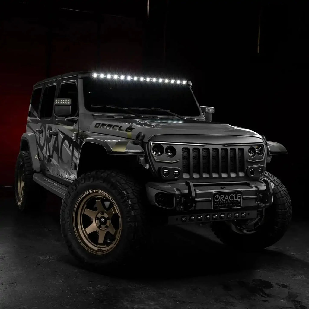 Jeep JL/JT Integrated Roof LED Light Bar | ORACLE 18,000 Lumens 240W