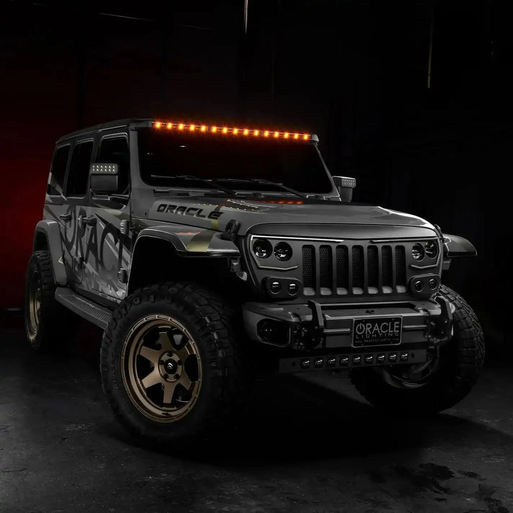 Jeep JL/JT Integrated Roof LED Light Bar | ORACLE 18,000 Lumens 240W