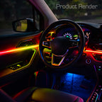 Dynamic ColorSHIFT 18-Piece Universal LED Interior Kit - Bluetooth Multi-Zone Lighting