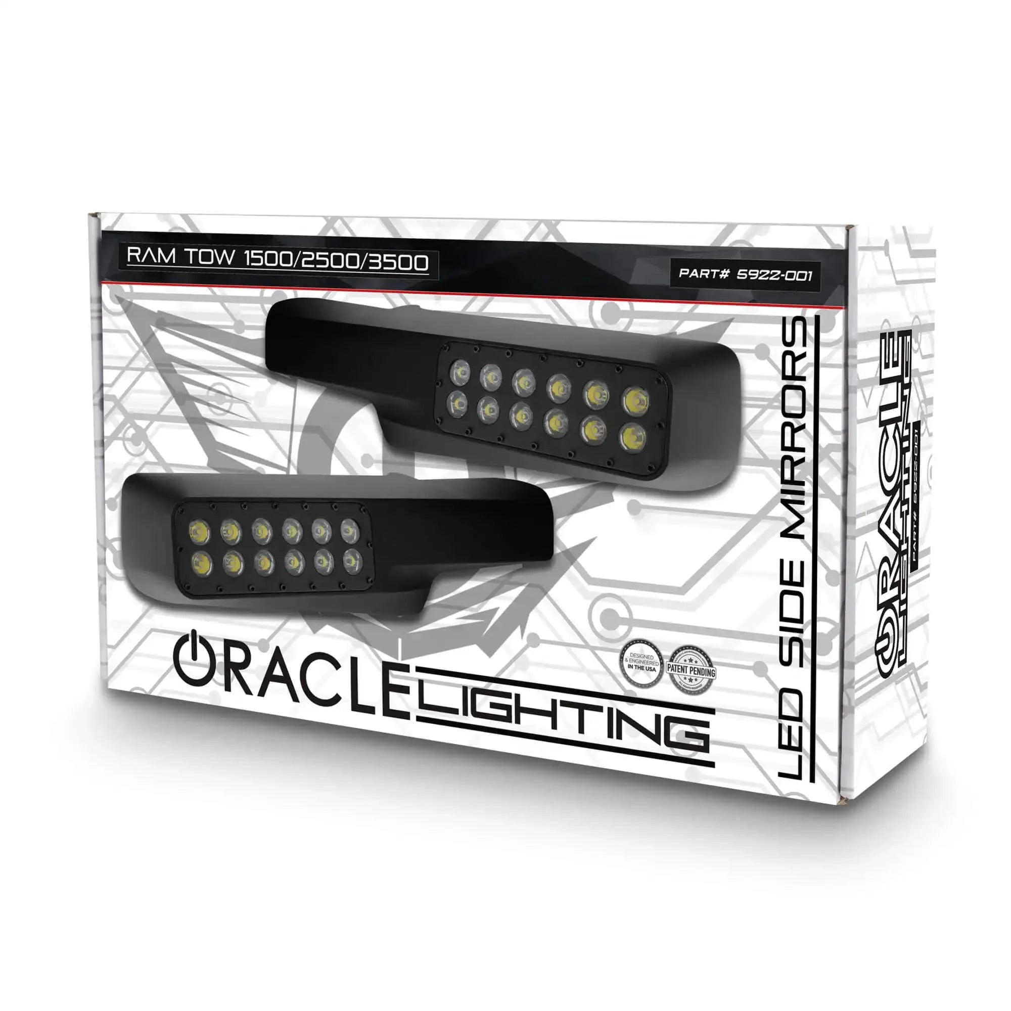 2010-2022 RAM TOW 1500/2500/3500 LED Off-Road Side Mirrors Ditch Lights