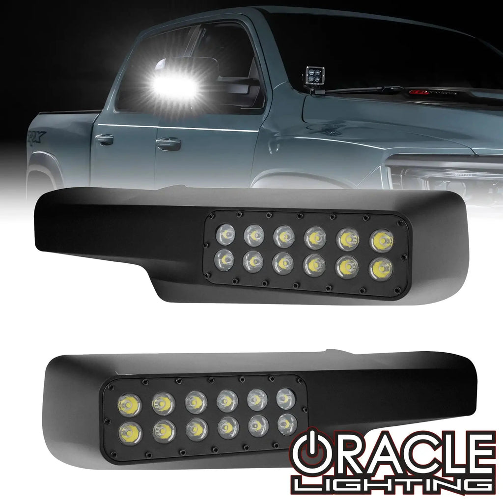 2010-2022 RAM TOW 1500/2500/3500 LED Off-Road Side Mirrors Ditch Lights