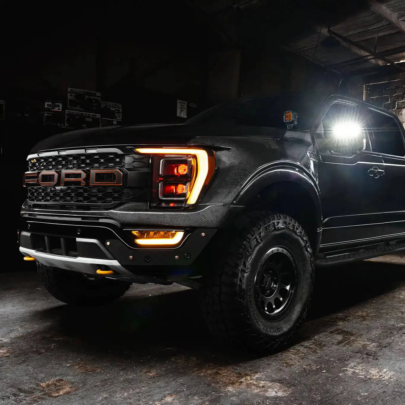 ORACLE Lighting 2021-2025 Ford F-150/Raptor LED Off-Road Side Mirror Ditch Lights