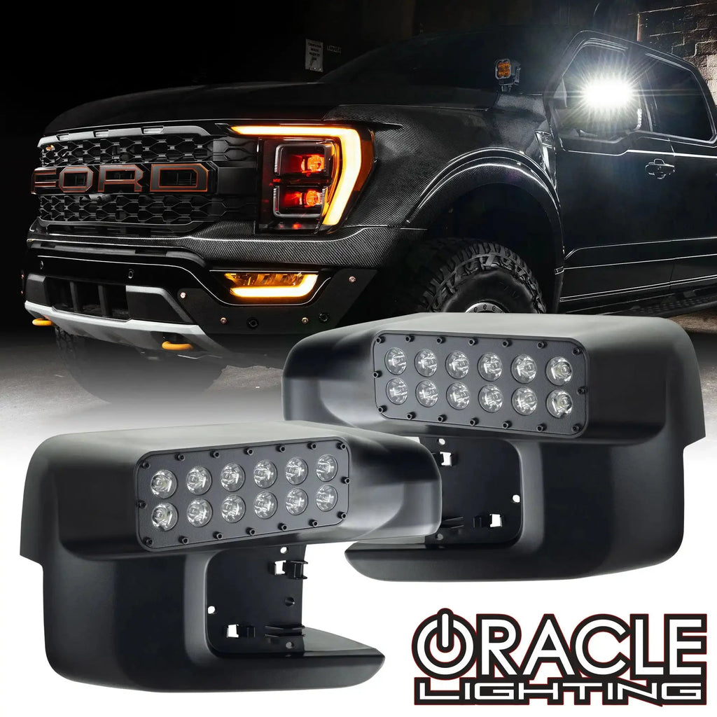 ORACLE Lighting 2021-2025 Ford F-150/Raptor LED Off-Road Side Mirror Ditch Lights