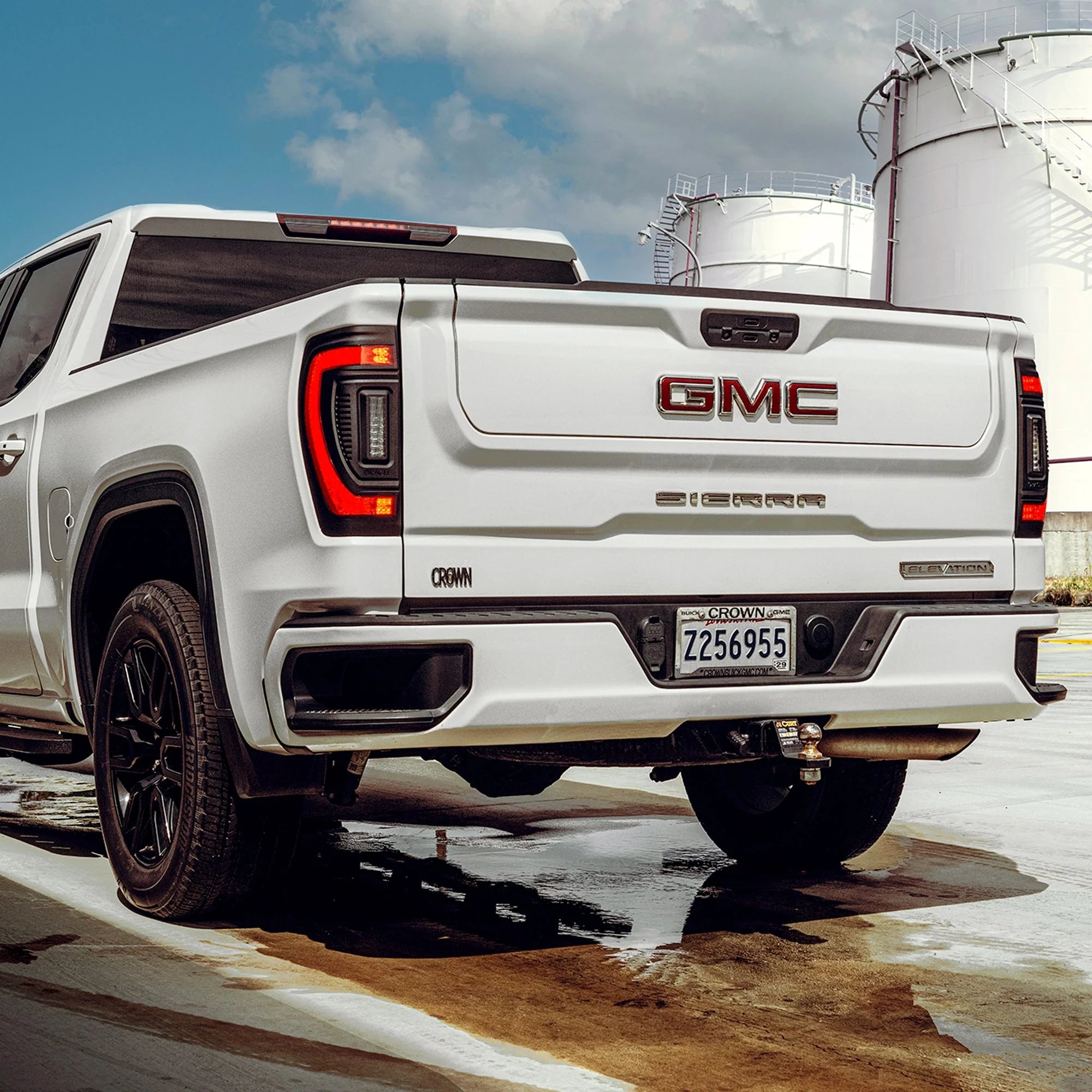 Flush Mount LED Tail Lights 2019-2026 GMC Sierra Sequential Turn Signals Halogen