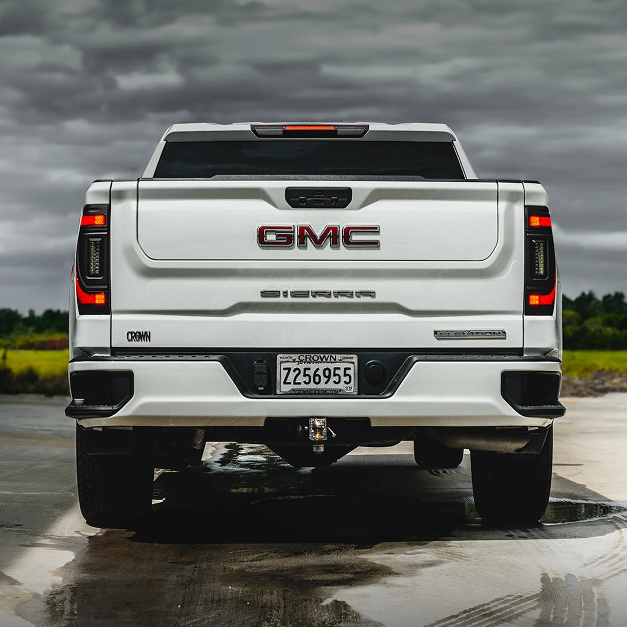 Flush Mount LED Tail Lights 2019-2026 GMC Sierra Sequential Turn Signals Halogen