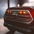 2016-2023 Toyota Tacoma SR5 Pre-Runner LED Grille Light Kit - Amber w/ Tinted Lens