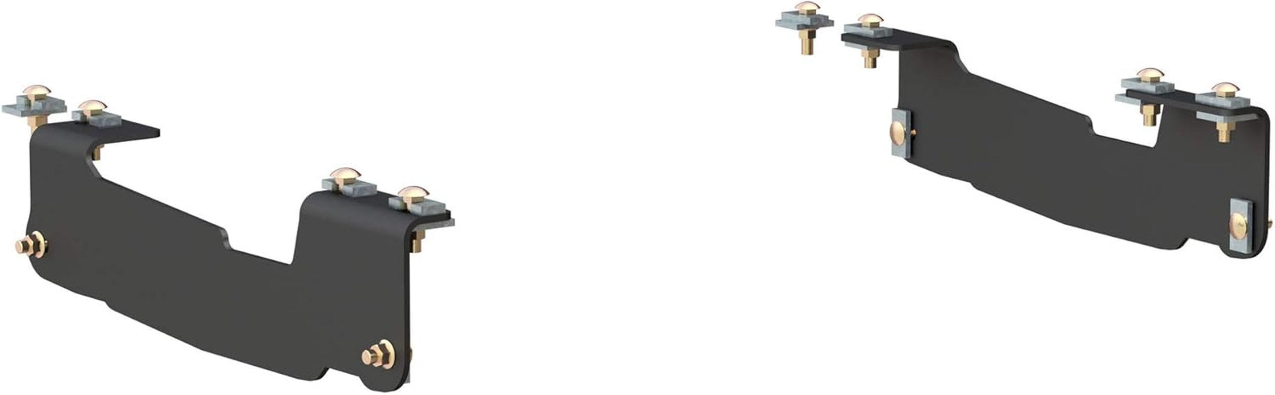 5Th Wheel Installation Brackets,  Ford F-150, except 5.5-Foot Bed, CARBIDE BLACK POWDER COAT 16441