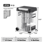 ICECO IPT20 Pickup Truck 12V Portable Fridge Freezer - 18.3L Compact Overland Fridge