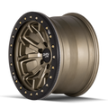 Dirty Life 9303 DT-1 20x9 / 8x170 BP / 0mm Offset / 130.8mm Hub Satin Gold Wheel - Beadlock