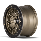 Dirty Life 9303 DT-1 17x9 / 8x170 BP / -12mm Offset / 130.8mm Hub Satin Gold Wheel - Beadlock